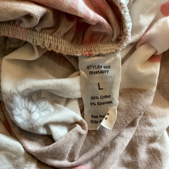 Cabi Top Size Large Stretch Knit Square Neck Womens 3/4 Sleeves - Picture 3 of 7